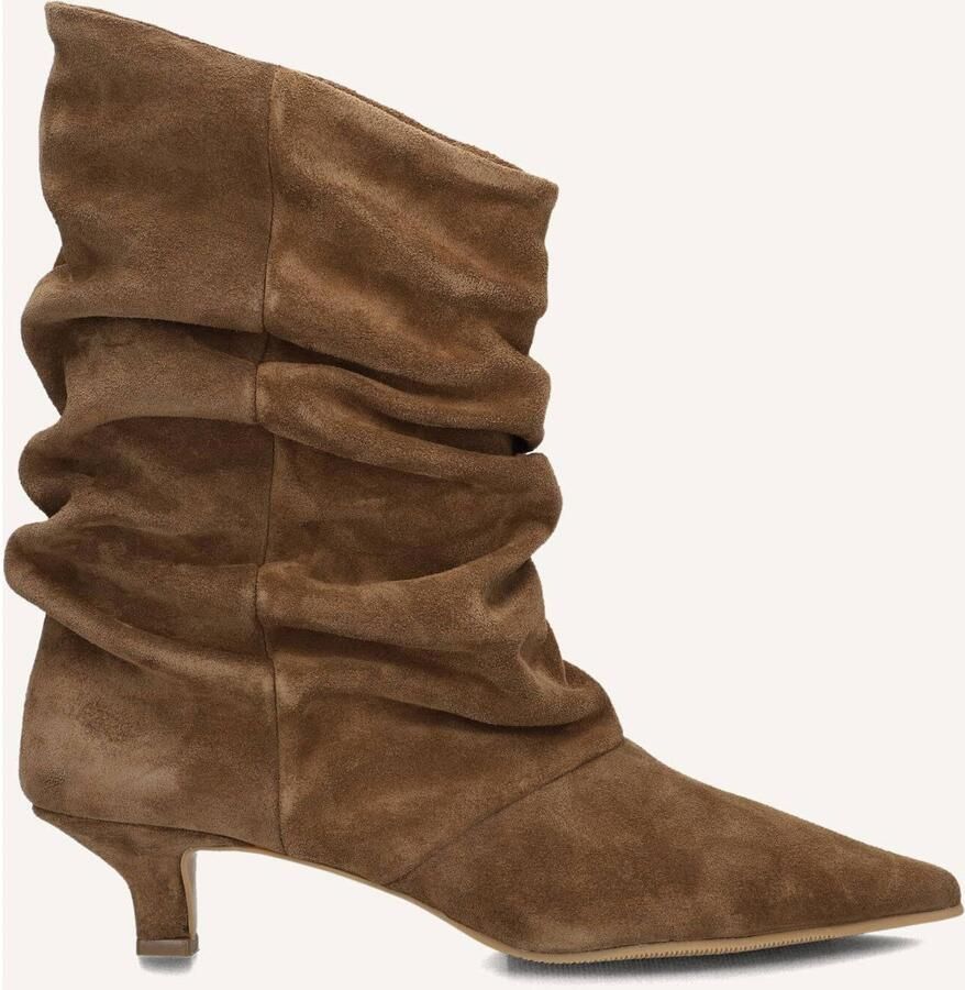 Notre-V Jenna Enkellaarsjes Dames Cognac