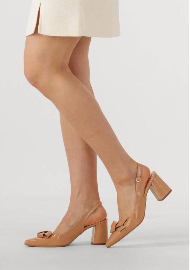 Notre-v Camel Leren Slingback Hakken - Foto 4