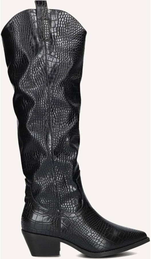 Notre-v Stijlvolle cowboylaarzen met krokodillenprint