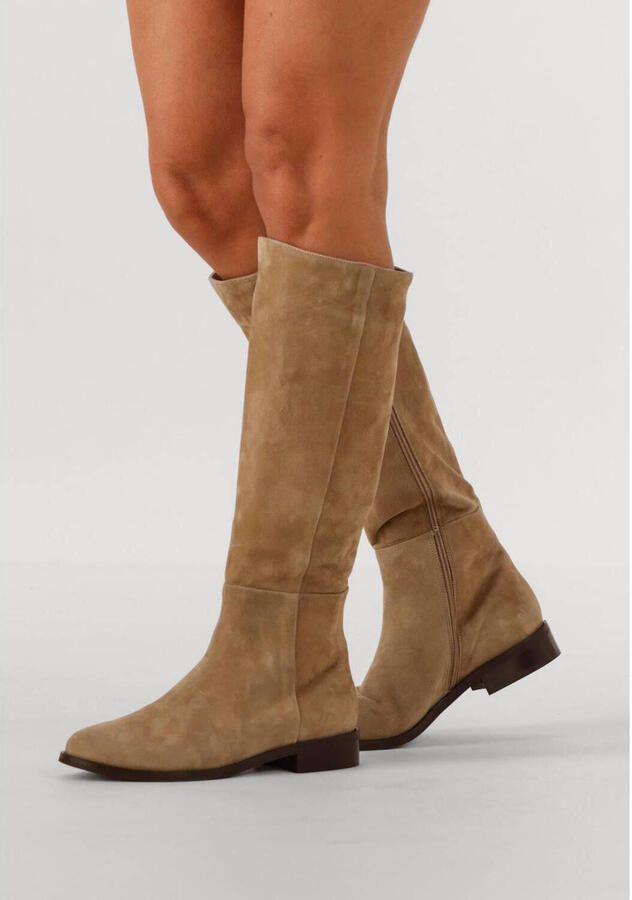 Notre-v Taupe Suède Hoge Laarzen Stijlvol Model - Foto 2