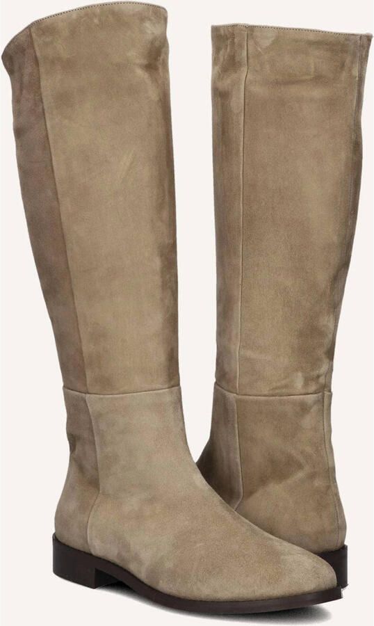 Notre-v Taupe Suède Hoge Laarzen Stijlvol Model - Foto 3