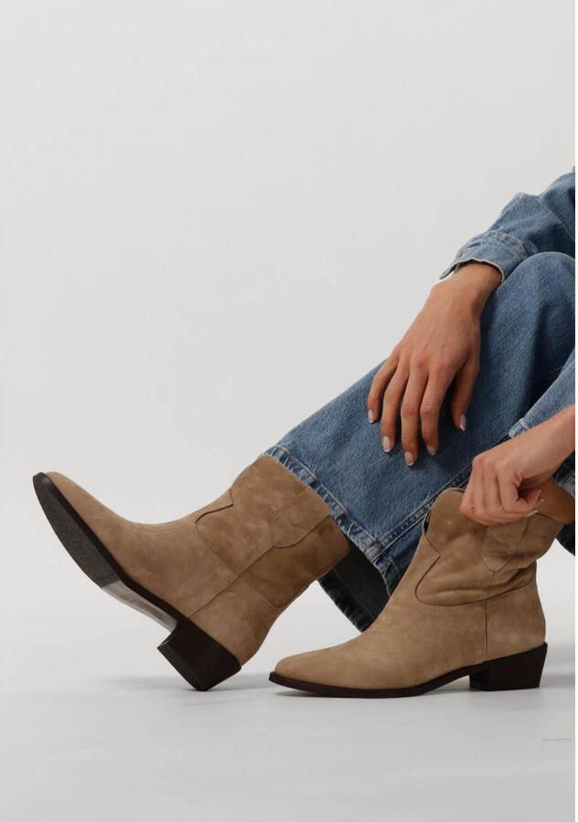 Notre-V 39445 Laarzen Suède Dames Beige - Foto 2