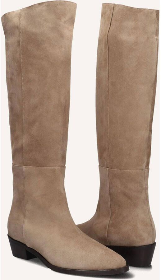 Notre-V 394492 Laarzen Suède Dames Beige - Foto 4