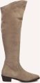 Notre-V 394492 Laarzen Suède Dames Taupe - Bruin