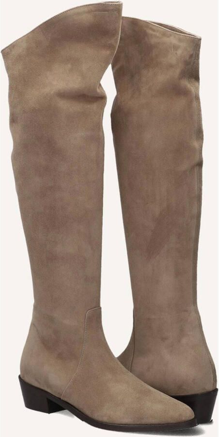 Notre-V 394492 Laarzen Suède Dames Taupe - Foto 4