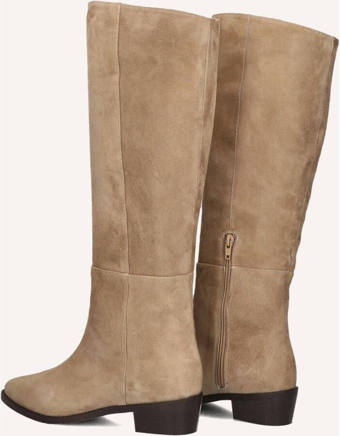 Notre-v Beige Hoge Laarzen met Ronde Neus - Foto 3