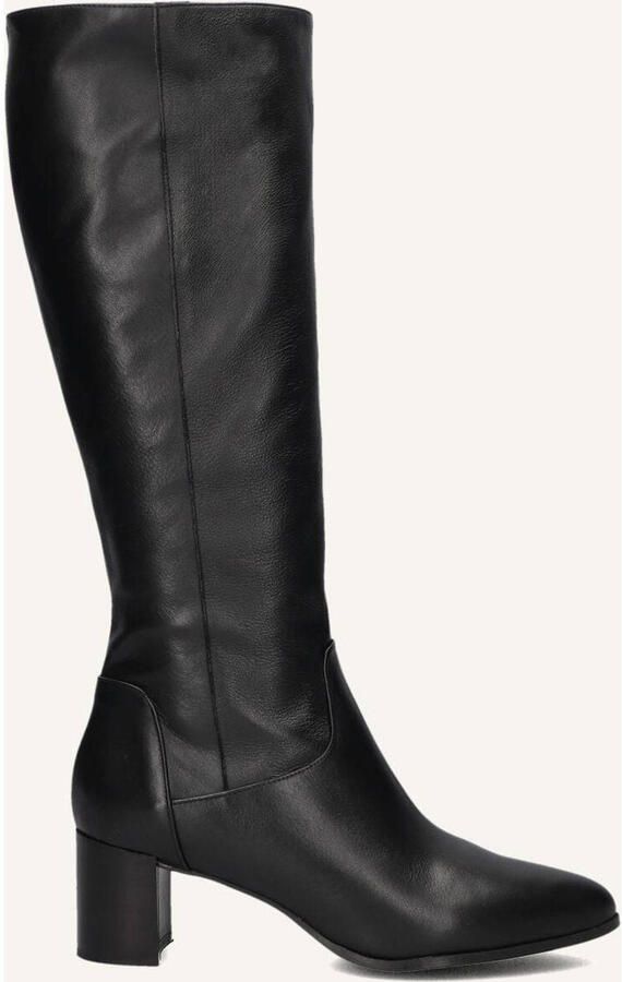 Notre-v Zwarte Leren Hoge Laarzen 8591 Black Dames - Foto 2