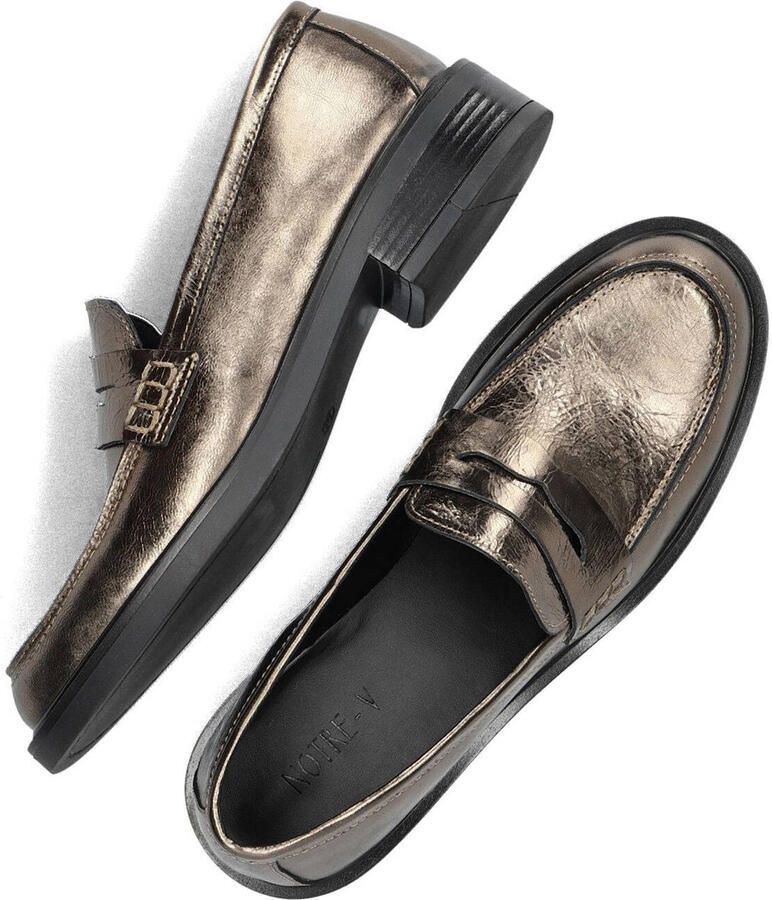 Notre-V A58003 Loafers Dames Instappers Goud - Foto 3