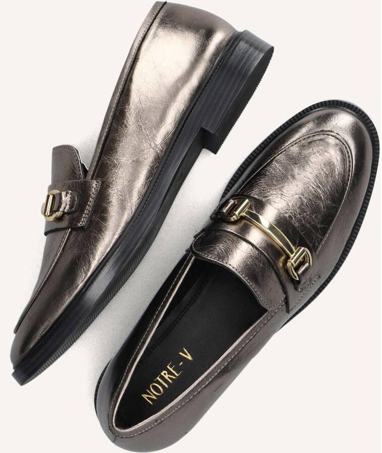 Notre-V A76003 Loafers Instappers Dames Grijs - Foto 3