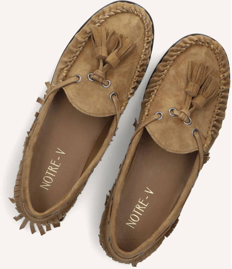 Notre-V D25103-3896h Loafers Dames Instappers Camel - Foto 2