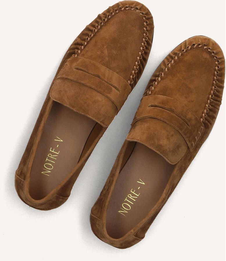 Notre-V D25118-4153a Loafers Dames Instappers Camel - Foto 5
