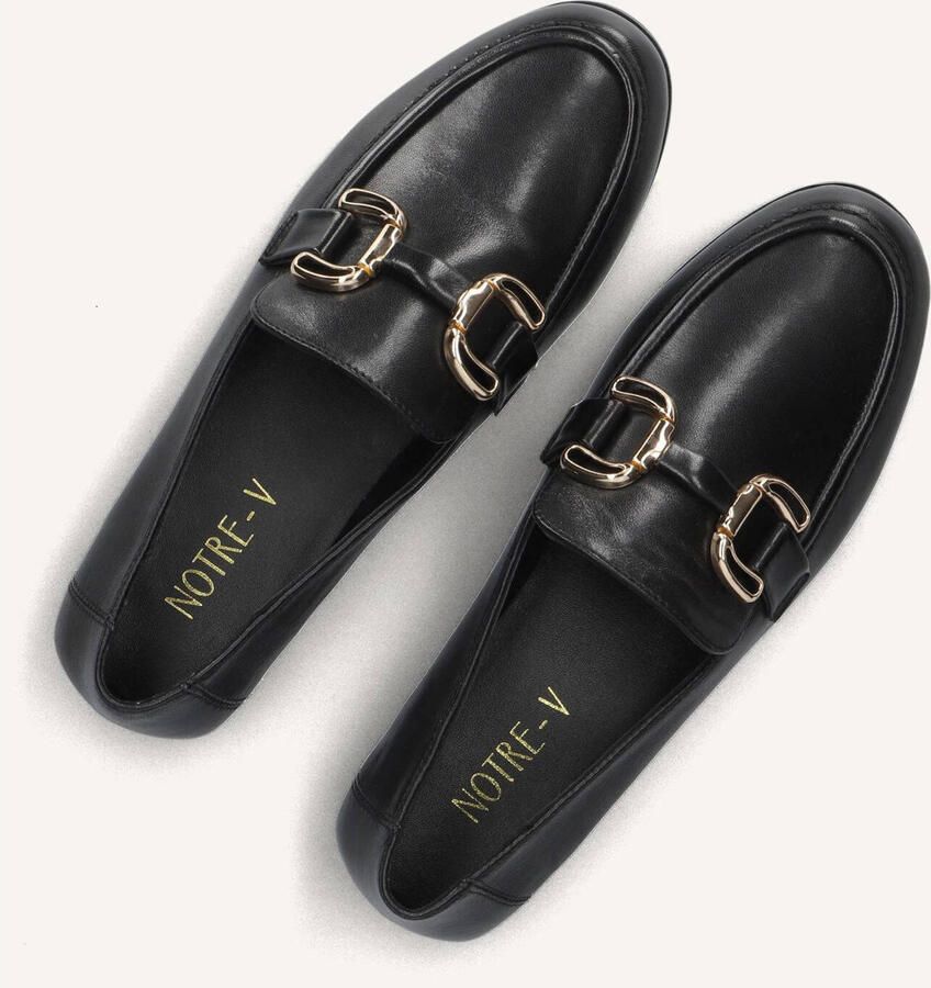 Notre-V D25118w Loafers Dames Instappers Zwart - Foto 5
