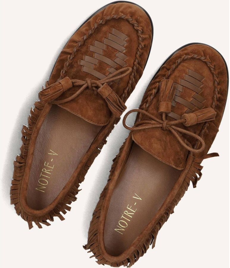 Notre-V Shd251035013al Loafers Dames Instappers Bruin - Foto 5