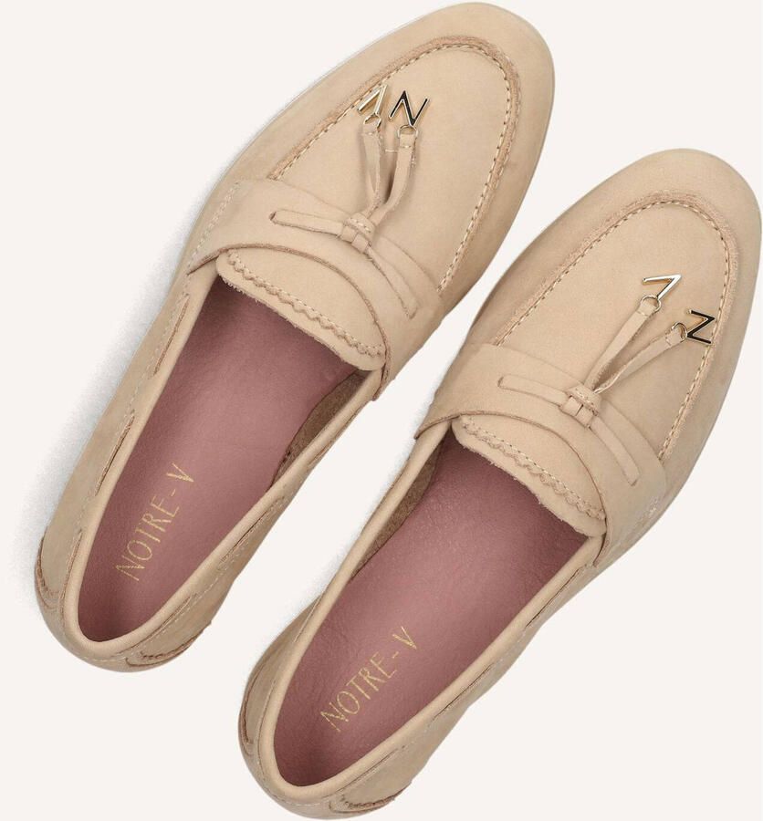 Notre-V Zalama-21 Loafers Dames Instappers Beige - Foto 6