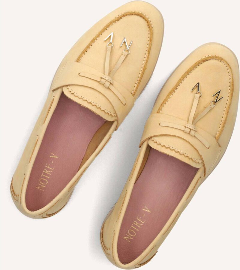 Notre-V Zalama-21 Loafers Dames Instappers Beige - Foto 5