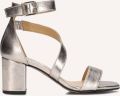 Notre-v Gouden Sandalen met Hak en Elegante Gesp - Goud