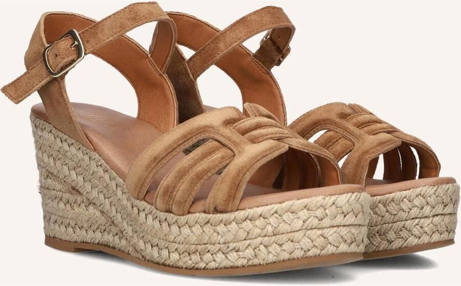 Notre-V As-14372 Sandalen Met Sleehak Dames Bruin