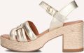 Notre-V As-2000 Sandalen Dames Goudkleurig - Goud