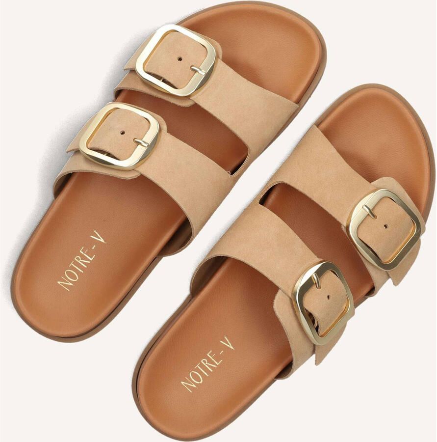 Notre-V 227066 Slippers Dames Beige - Foto 3