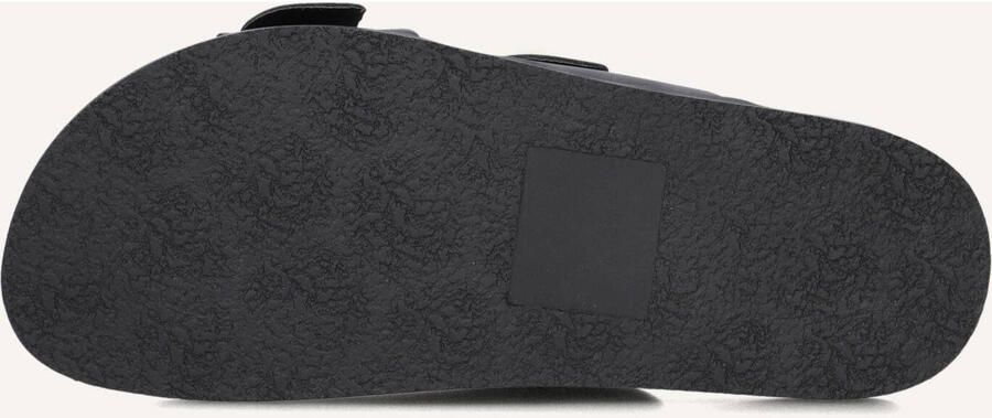 Notre-v Zwarte Leren Slippers Stijlvol Model - Foto 4