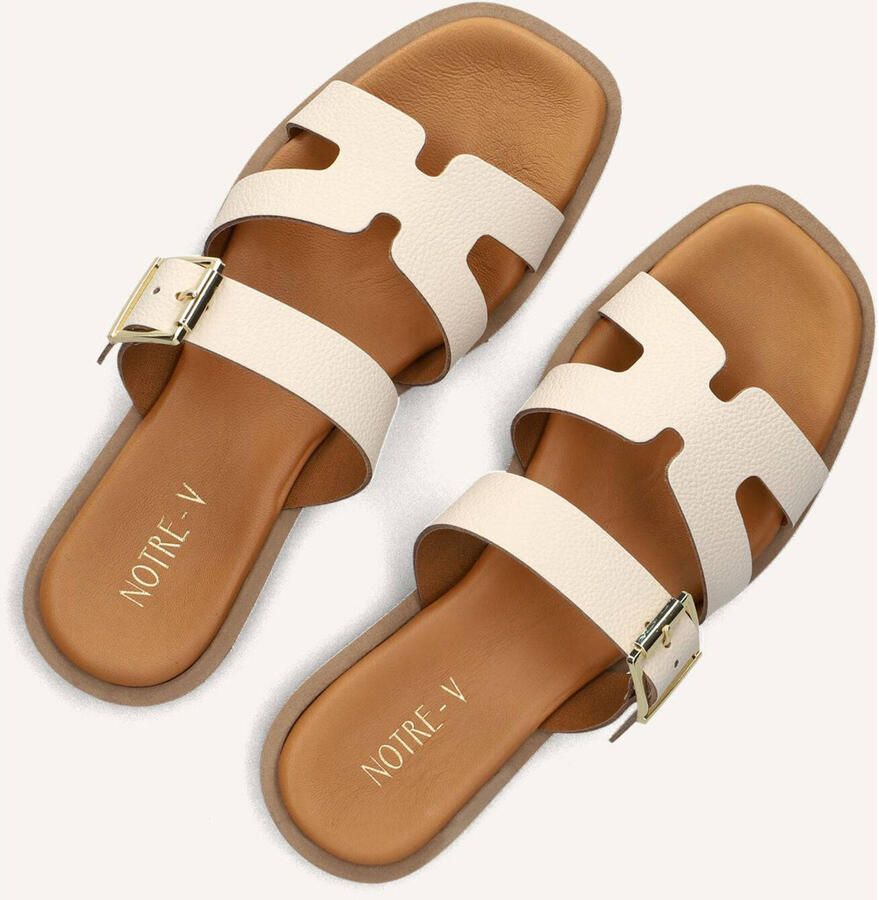 Notre-V 227226 Slippers Dames Wit - Foto 3