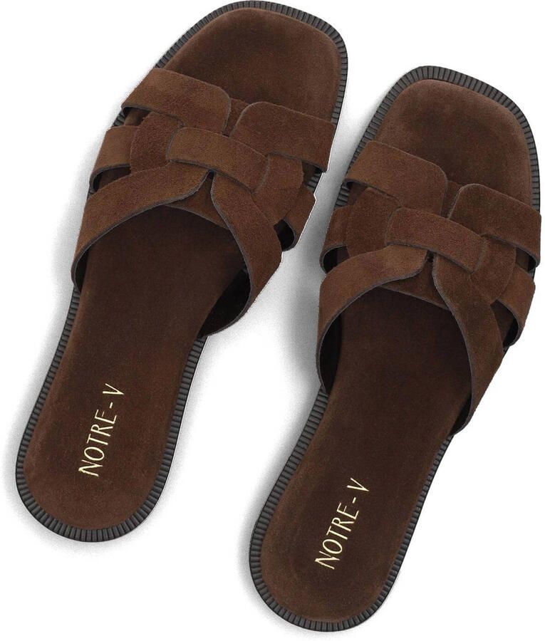 Notre-V 22730 Slippers Dames Bruin - Foto 6