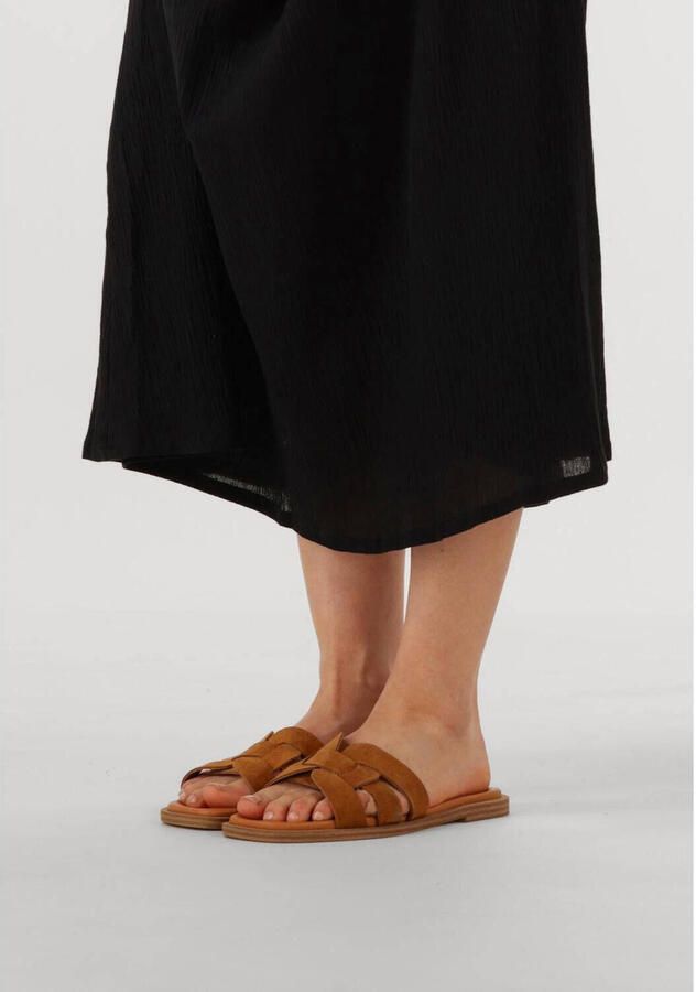 Notre-v Bruine Slippers met Vierkante Neus - Foto 2