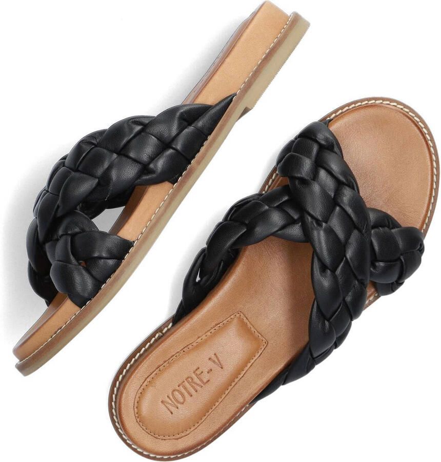 Notre-V Notre V 22906009 Slippers Dames Zwart - Foto 2