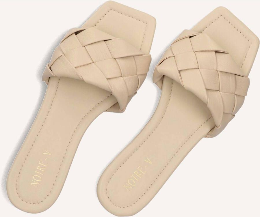 Notre-V Notre V 7135 Slippers Dames Beige - Foto 2