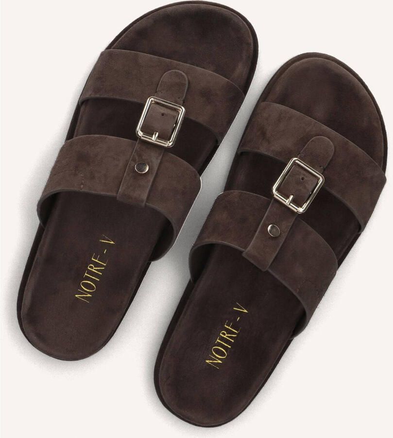 Notre-V 88863 Slippers Dames Bruin - Foto 6