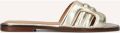 Notre-v Chique Zomerslippers met Moderne Twist - Goud