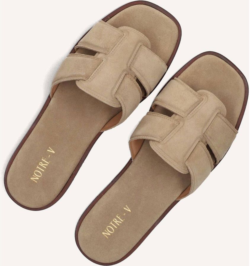 Notre-V Nv-1005 Slippers Dames Beige - Foto 6