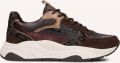 Notre-V Iva-30 Sneakers Dames Leren Sneaker Bruin - Donkerbruin