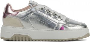 Nubikk Basket Buxton leren sneakers zilver
