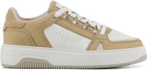 Nubikk Basket Buxton nubuck sneakers beige wit