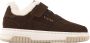 Nubikk Basket Teddy Jr gevoerde suède sneakers donkerbruin - Thumbnail 1