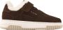 Nubikk Basket Teddy Jr gevoerde suède sneakers donkerbruin - Thumbnail 1