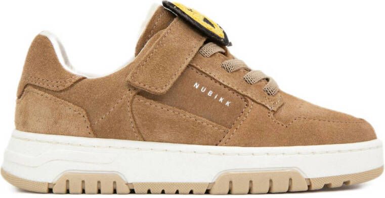 Nubikk Basket Teddy Jr suède sneakers camel Jongens Suede Effen 35