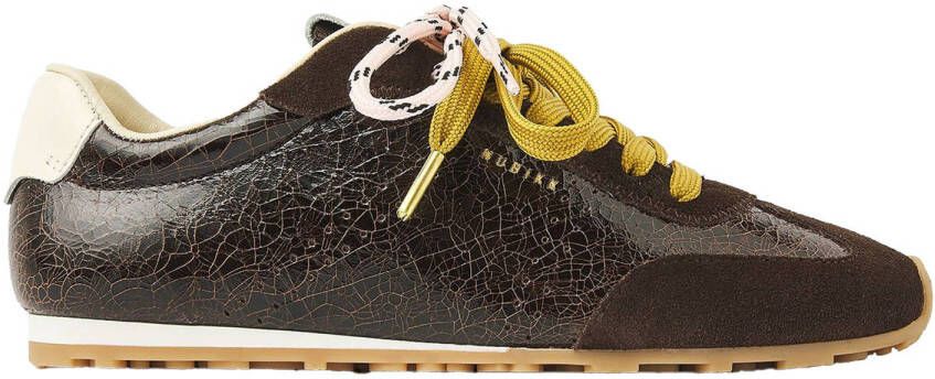 NUBIKK Lage Sneakers Dames Billy Lou Maat: 36 Materiaal: Leer Kleur: Bruin
