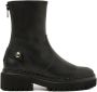 NUBIKK Enkelboots Dames Fae Leva Fur Maat: 36 Materiaal: Leer Kleur: Zwart - Thumbnail 2