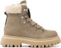 Nubikk Fae Montagne JR suède veterboots taupe Bruin Meisjes Suede Effen 25 - Thumbnail 2