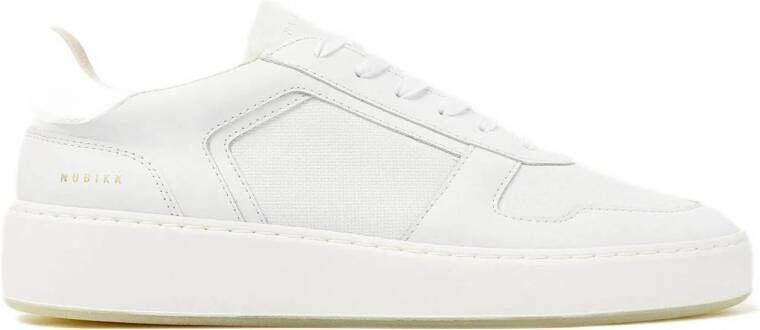 NUBIKK Lage Sneakers Heren Jiro Luca Maat: 43 Materiaal: Leer Kleur: Wit