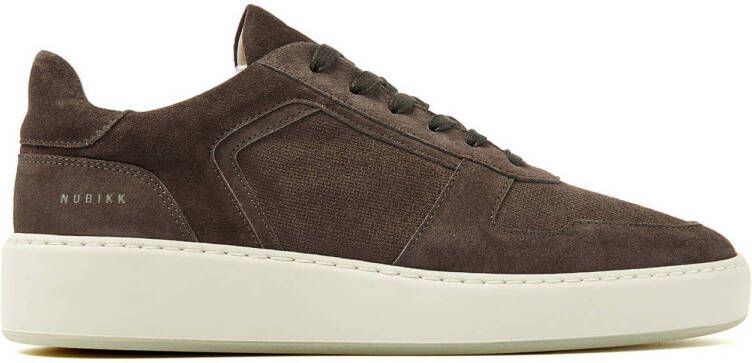 NUBIKK Lage Sneakers Heren Jiro Luca Maat: 43 Materiaal: Suède Kleur: Bruin