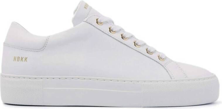 NUBIKK Lage Sneakers Dames Jolie Pure Fresh Maat: 39 Materiaal: Leer Kleur: Wit - Foto 2
