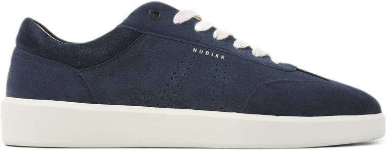 NUBIKK Lage Sneakers Heren Joro Liber Maat: 46 Materiaal: Suède Kleur: Blauw