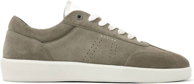 NUBIKK Lage Sneakers Heren Joro Liber Maat: 41 Materiaal: Suède Kleur: Groen