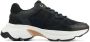 Nubikk Zwarte Leren Sneakers voor Vrouwen Zwart Dames - Thumbnail 2