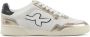 Nubikk Witte Leren Sneakers met Metallic Details Wit Dames - Thumbnail 2