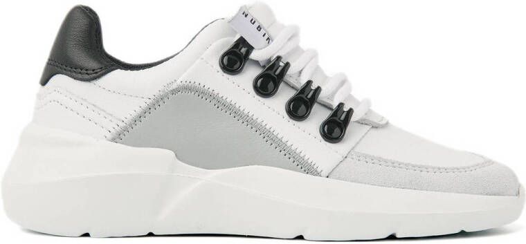 Nubikk leren sneakers wit Jongens Leer Meerkleurig 28