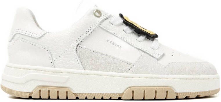 Nubikk leren sneakers wit Leer Effen 31